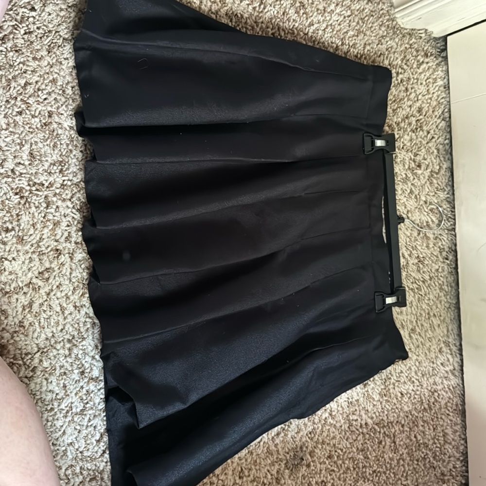 Pleated Mini Skirt